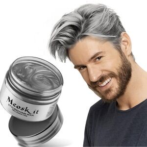 Mcoskit Hair Color Wax for Men & Wome (Grey)